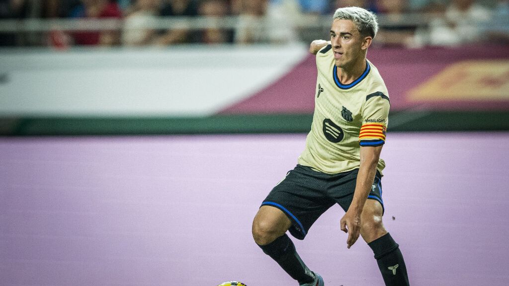 Pablo Gavi en el segundo partido de pretemporada (FC Barcelona)