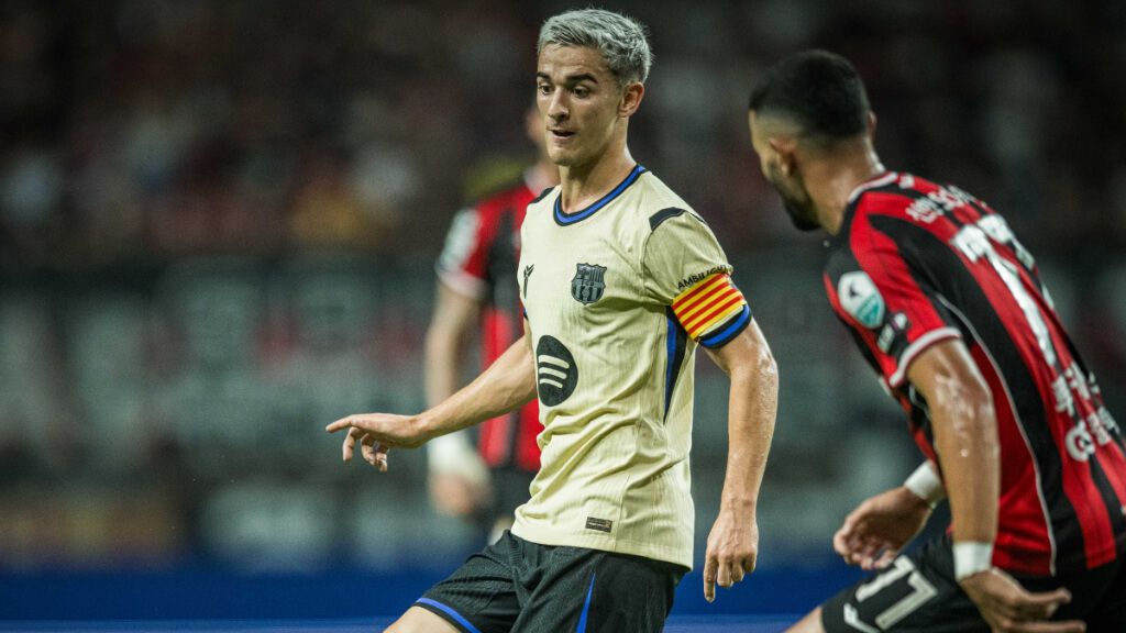 Gavi en el segundo partido de pretemporada (FC Barcelona)