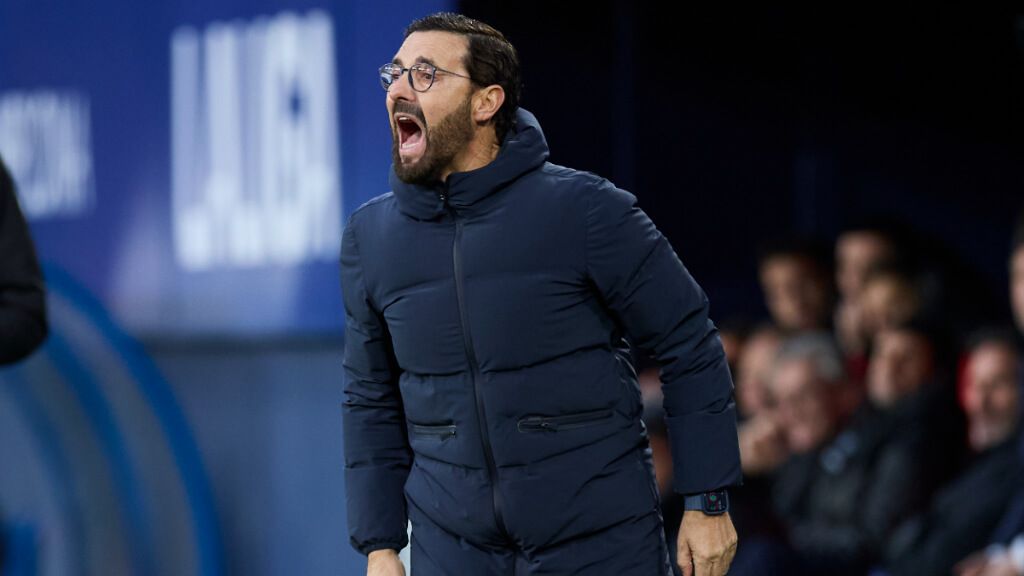  José Bordalás dirigiendo al Getafe (Europa Press)