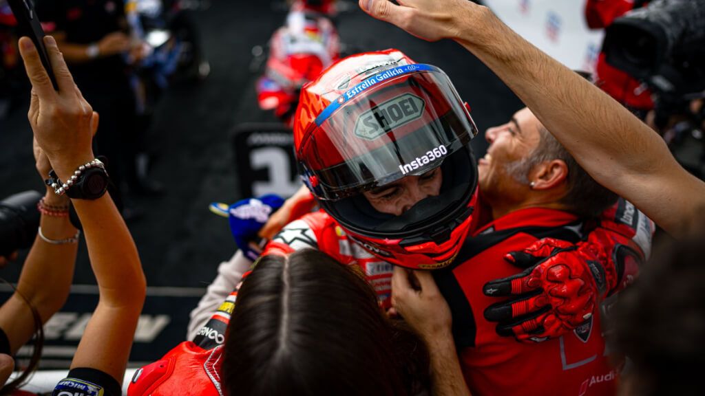 Marc Márquez, en el Gran Premio de Alemania.