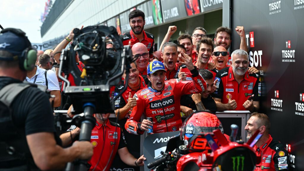 Marc Márquez, en Brno.