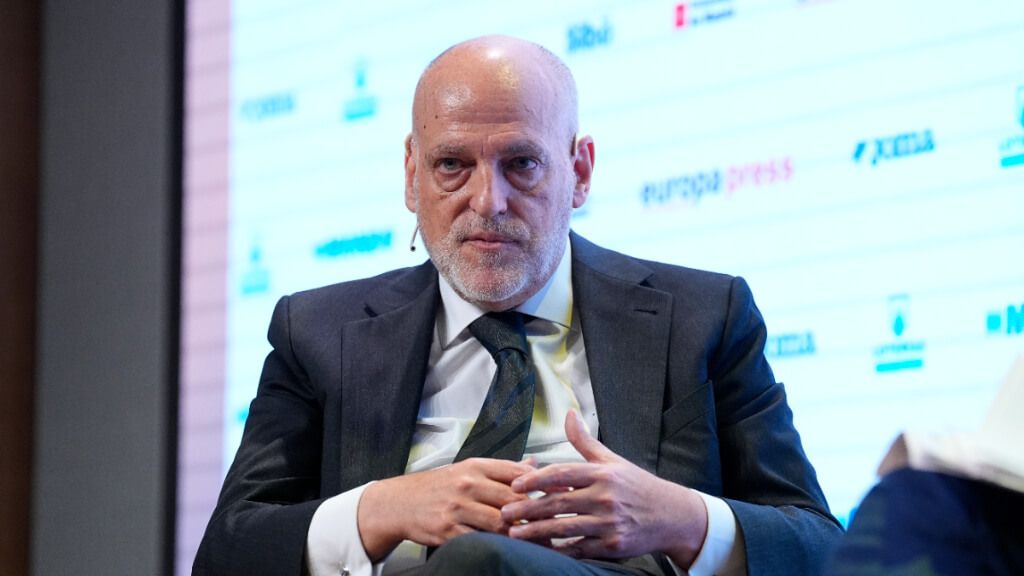  Javier Tebas en una entrevista (Europa Press)