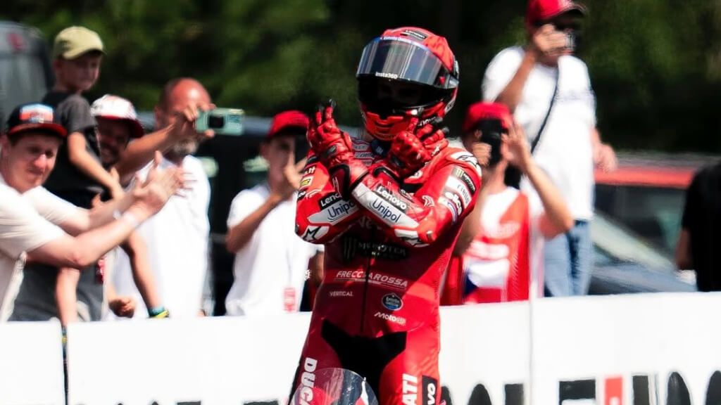  Marc Márquez, en Brno.