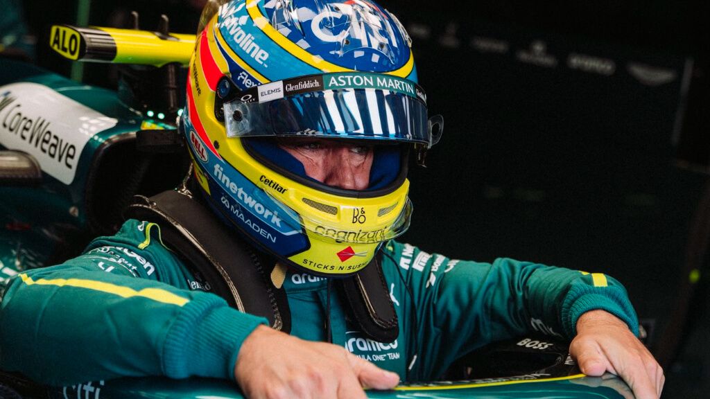 Fernando Alonso, en Spa.