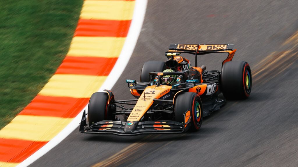  Lando Norris, en Spa.