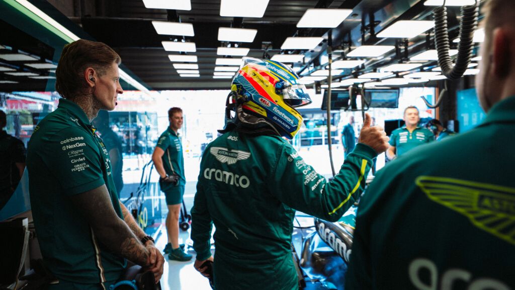  Fernando Alonso, en Spa.