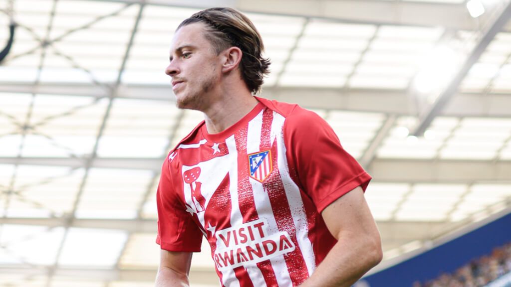  Gallagher, frente al Oporto ('X' @Atleti)