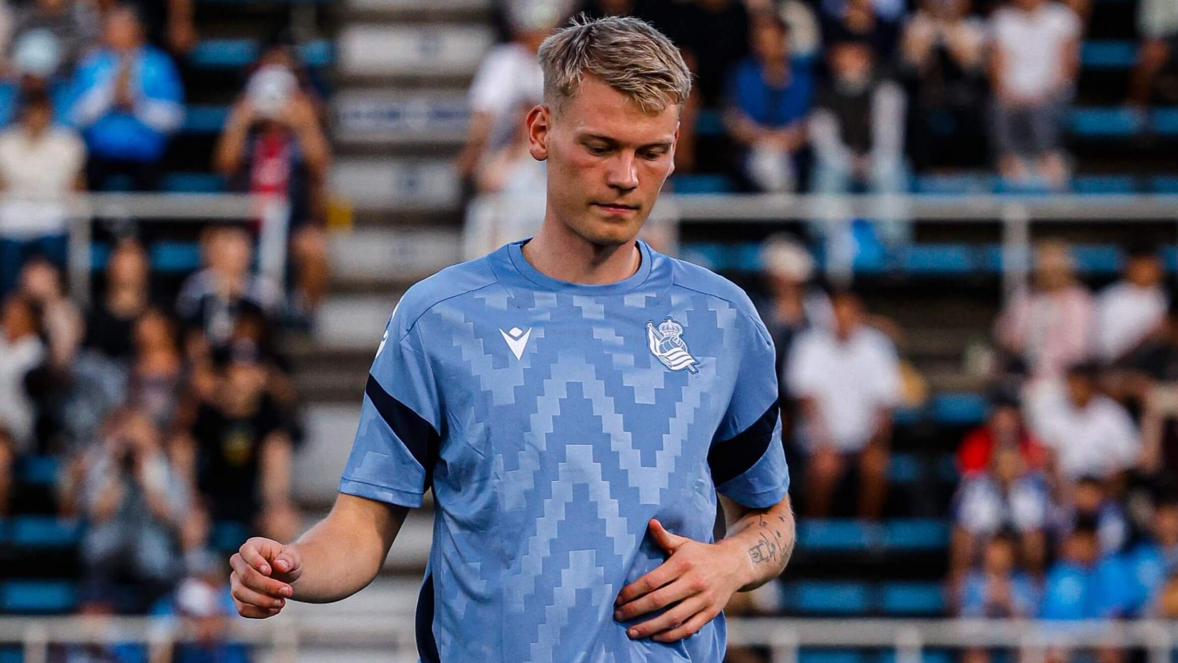  Orri Oskarsson, en pretemporada.