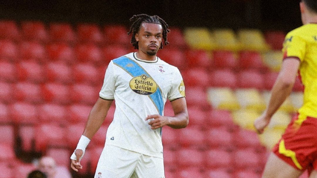 Lucas Noubi, en el Watford - Deportivo.