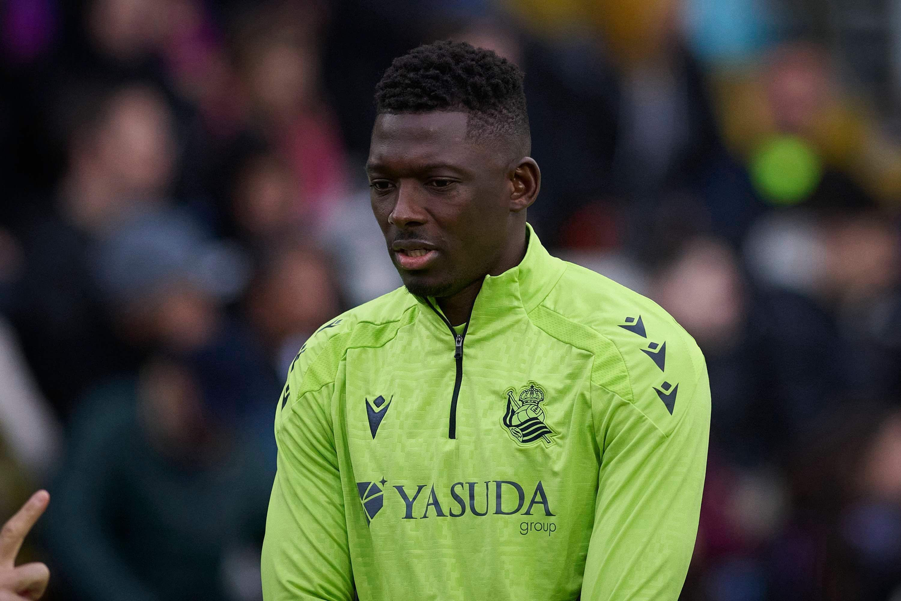  Hamari Traoré, en un partido con la Real Sociedad.