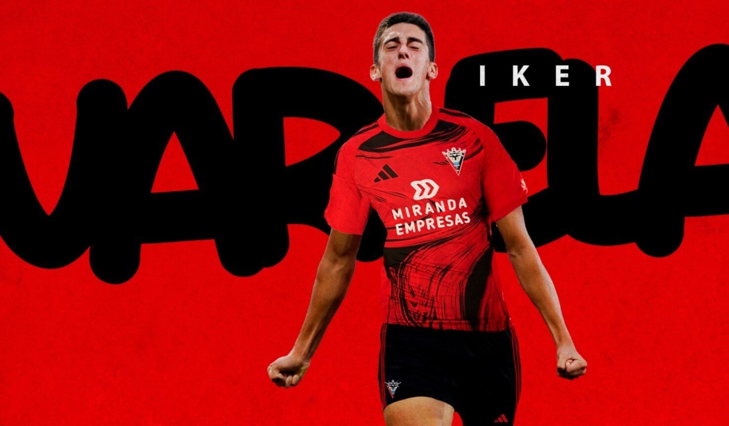 Iker Varela, anunciado como nuevo jugador del Mirandés (Foto: CDM).