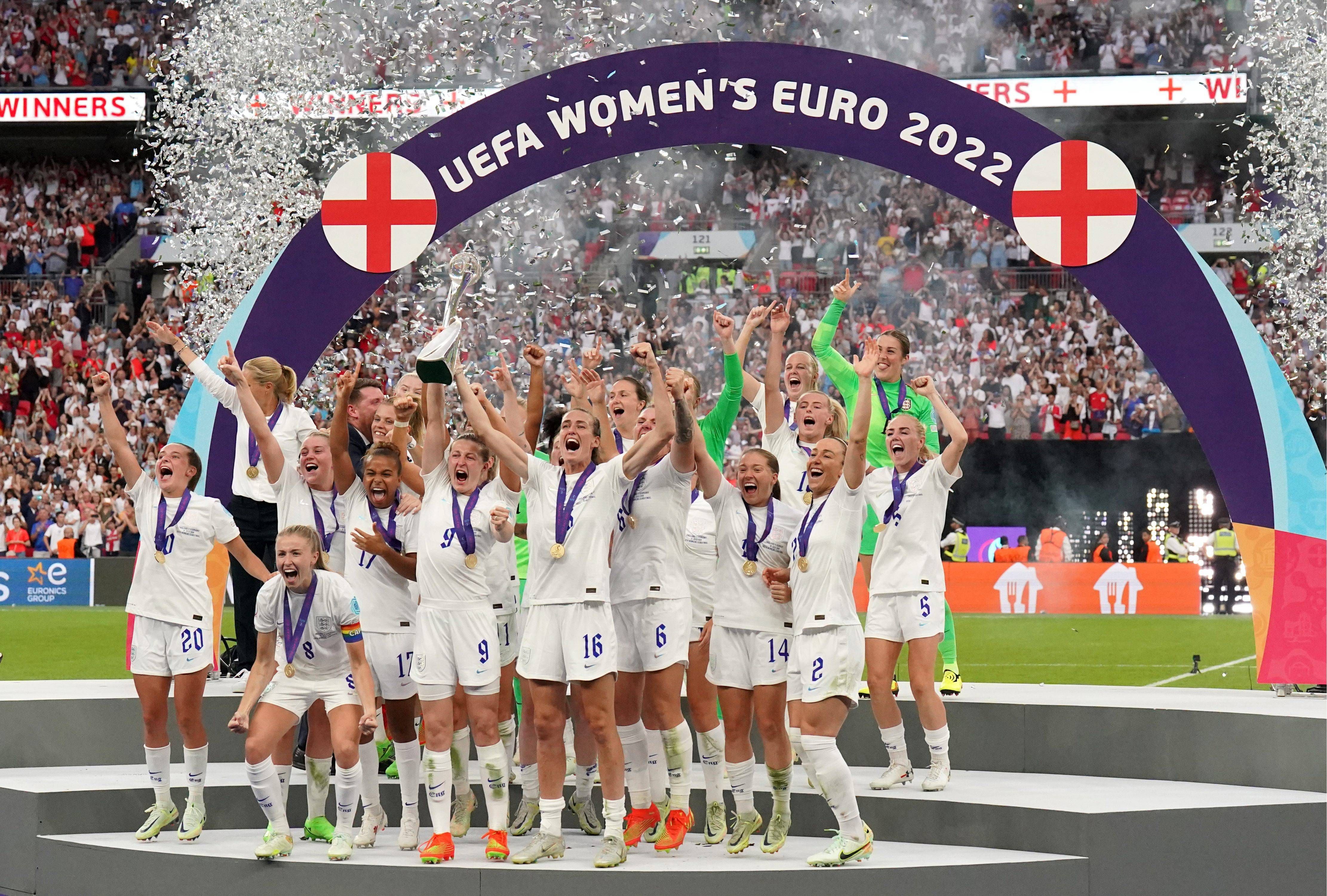 Inglaterra campeona de la Eurocopa femenina 2022.