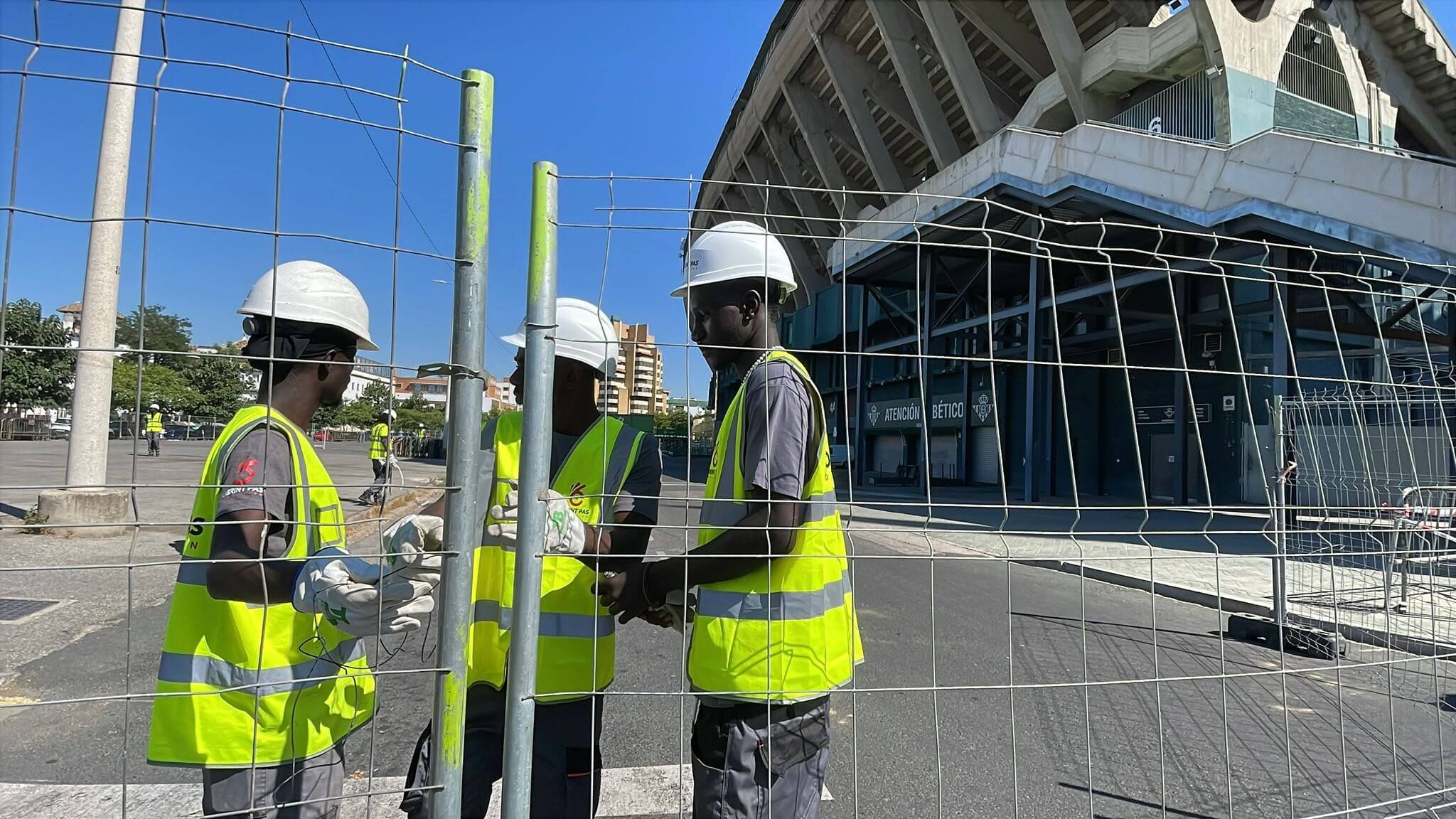  El Benito Villamarín empieza a prepararse para el inicio de las obras.
