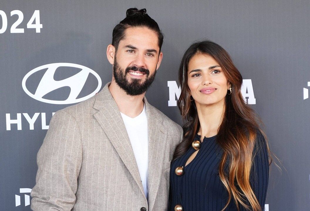  Isco Alarcón, junto a Sara Sálamo, en los Premios Marca.