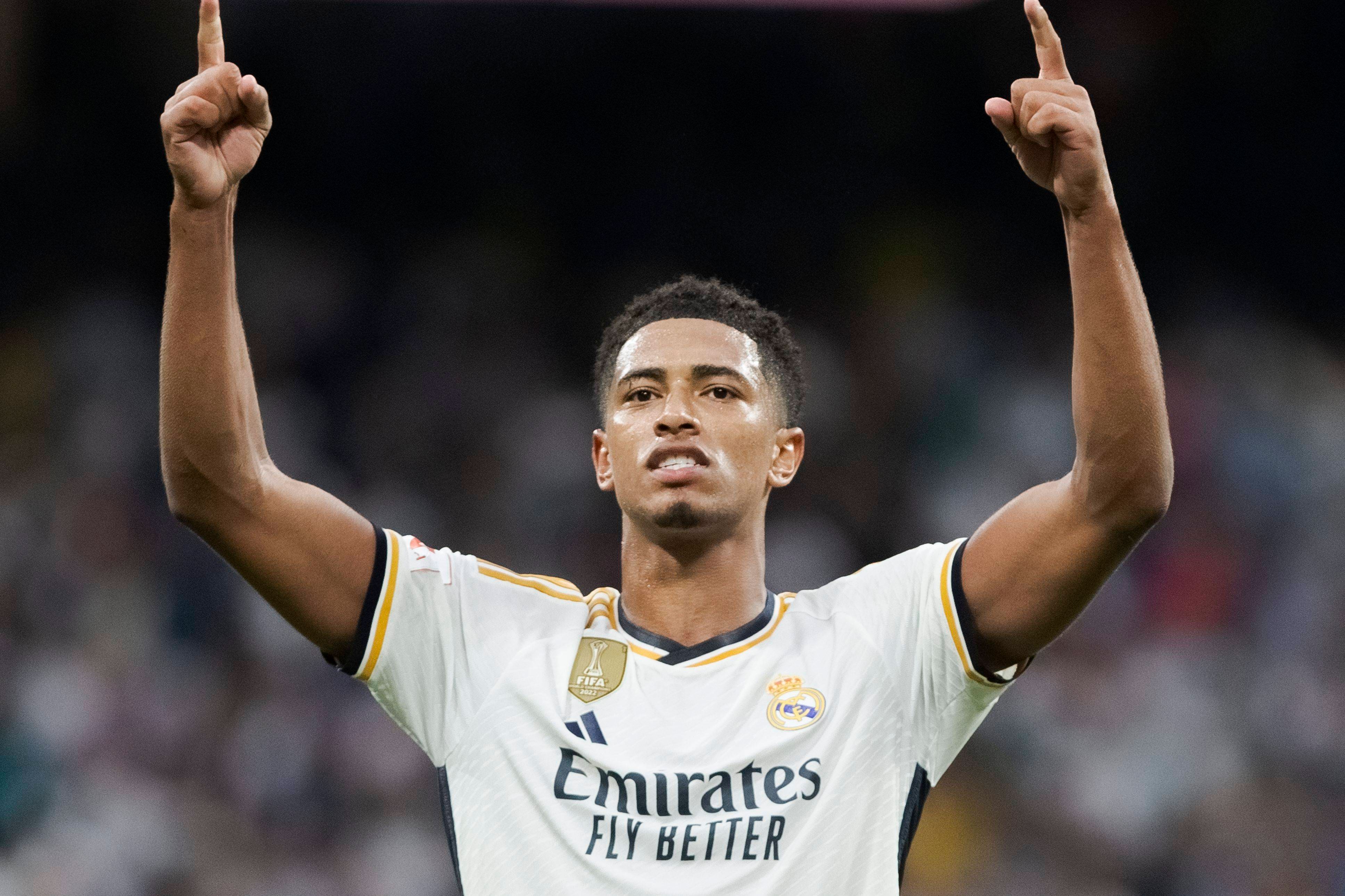  Jude Bellingham celebra su gol en el Real Madrid-Getafe.