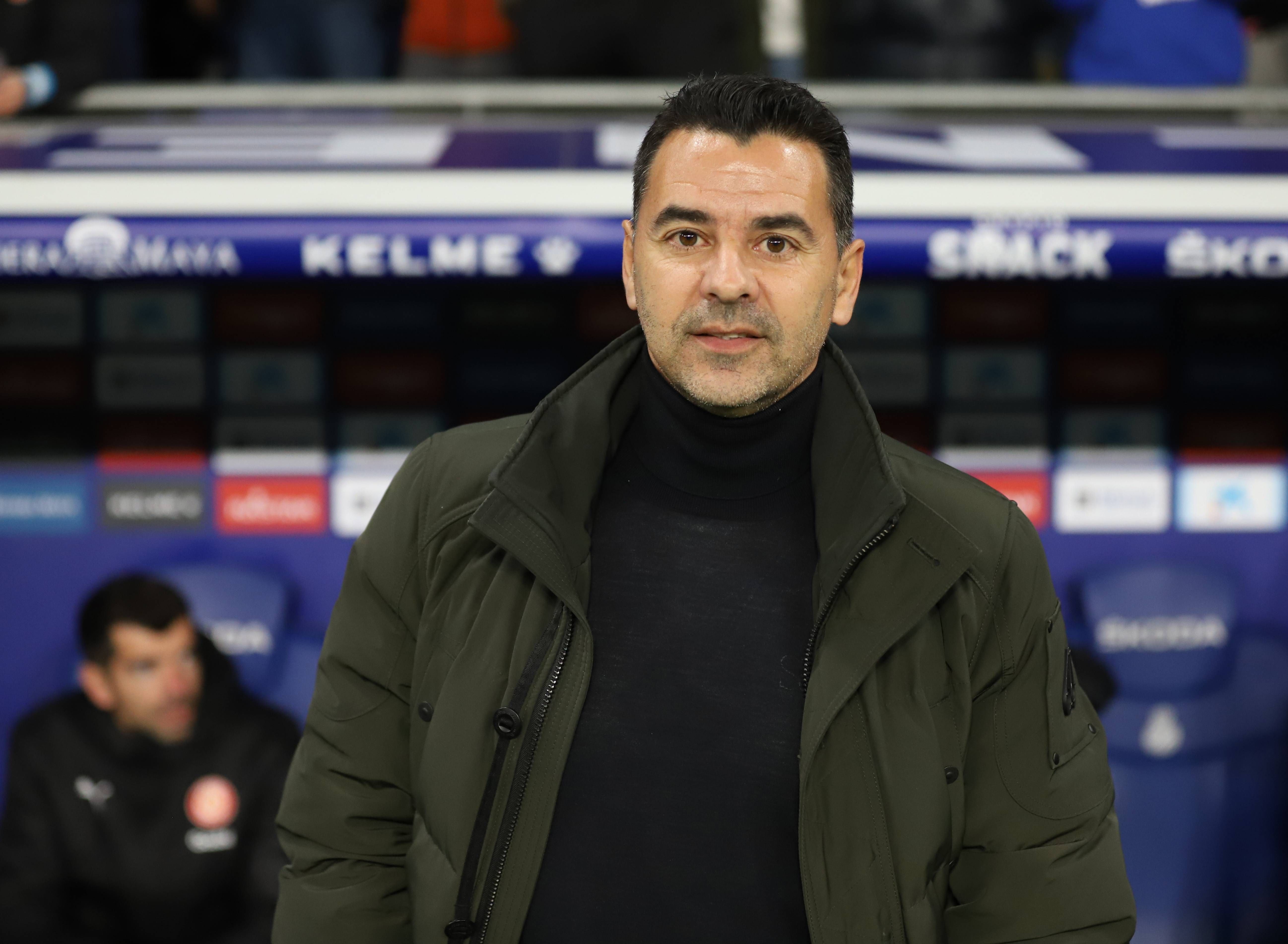 La afición del Girona está encantada con Míchel (Cordon Press)