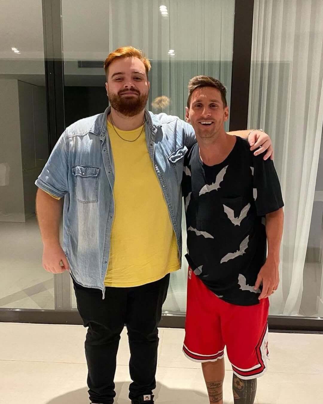 La foto de Ibai Llanos con Leo Messi