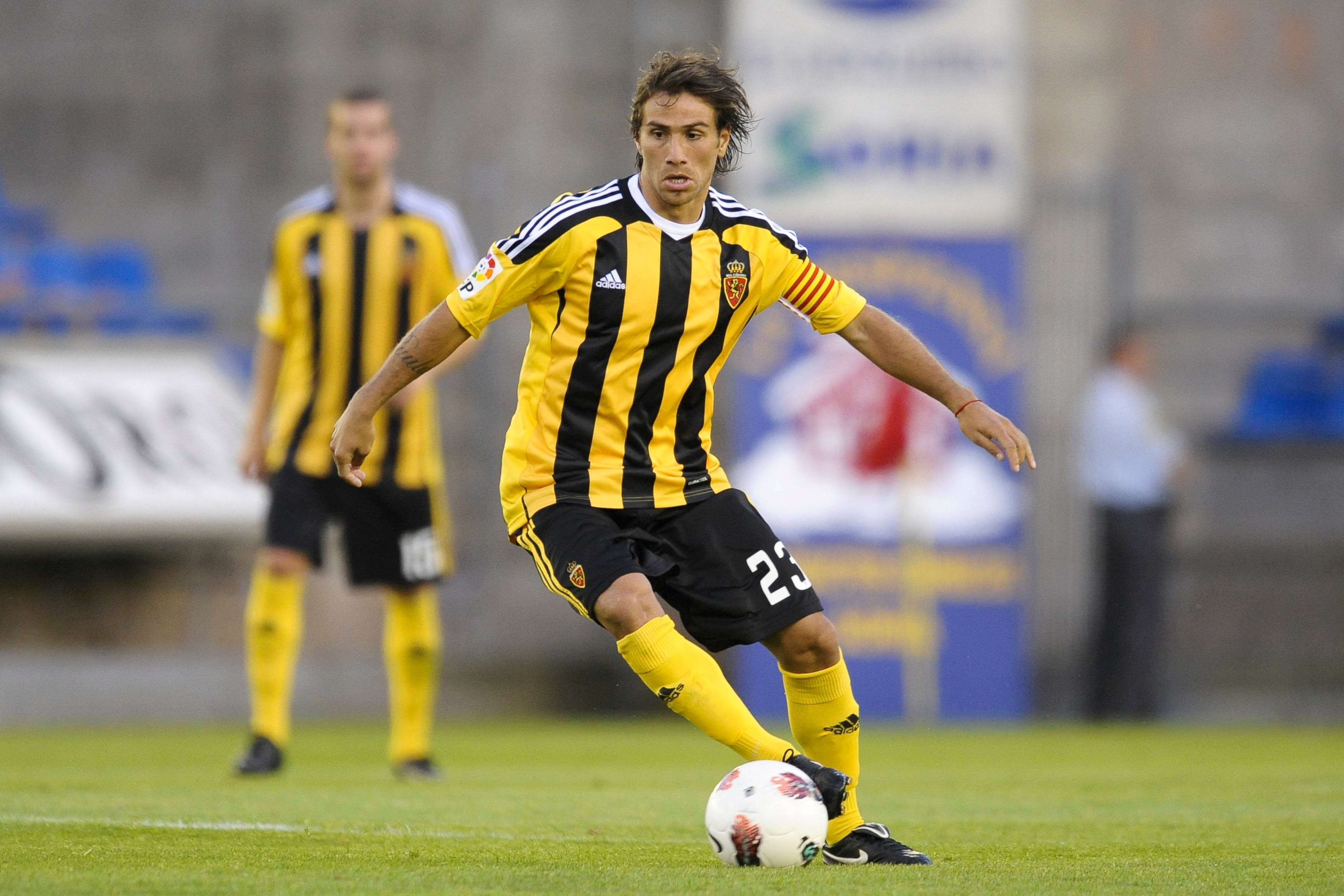 Leo Ponzio, durante su etapa en el Real Zaragoza.