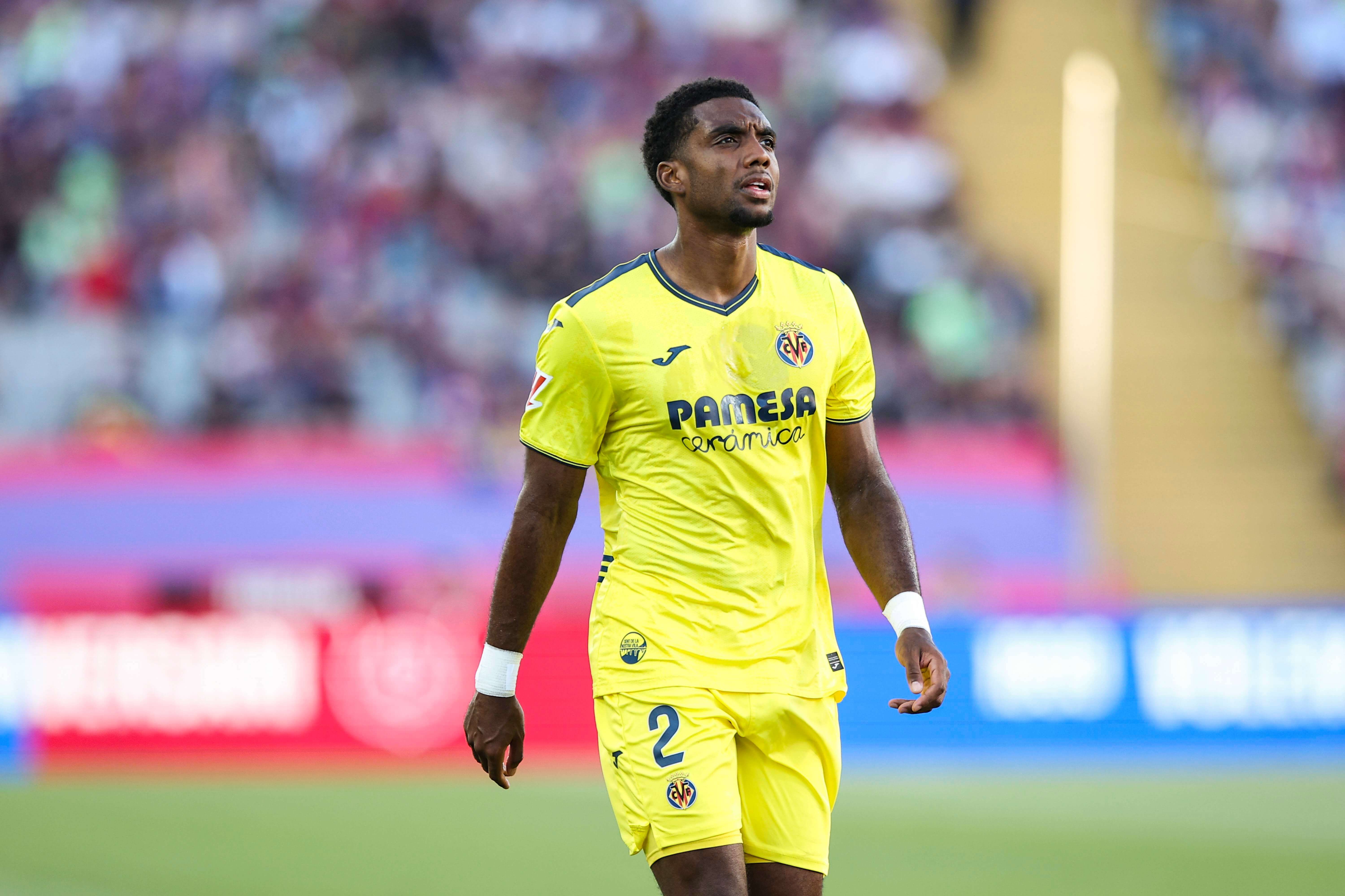 Logan Costa, en un partido del Villarreal.