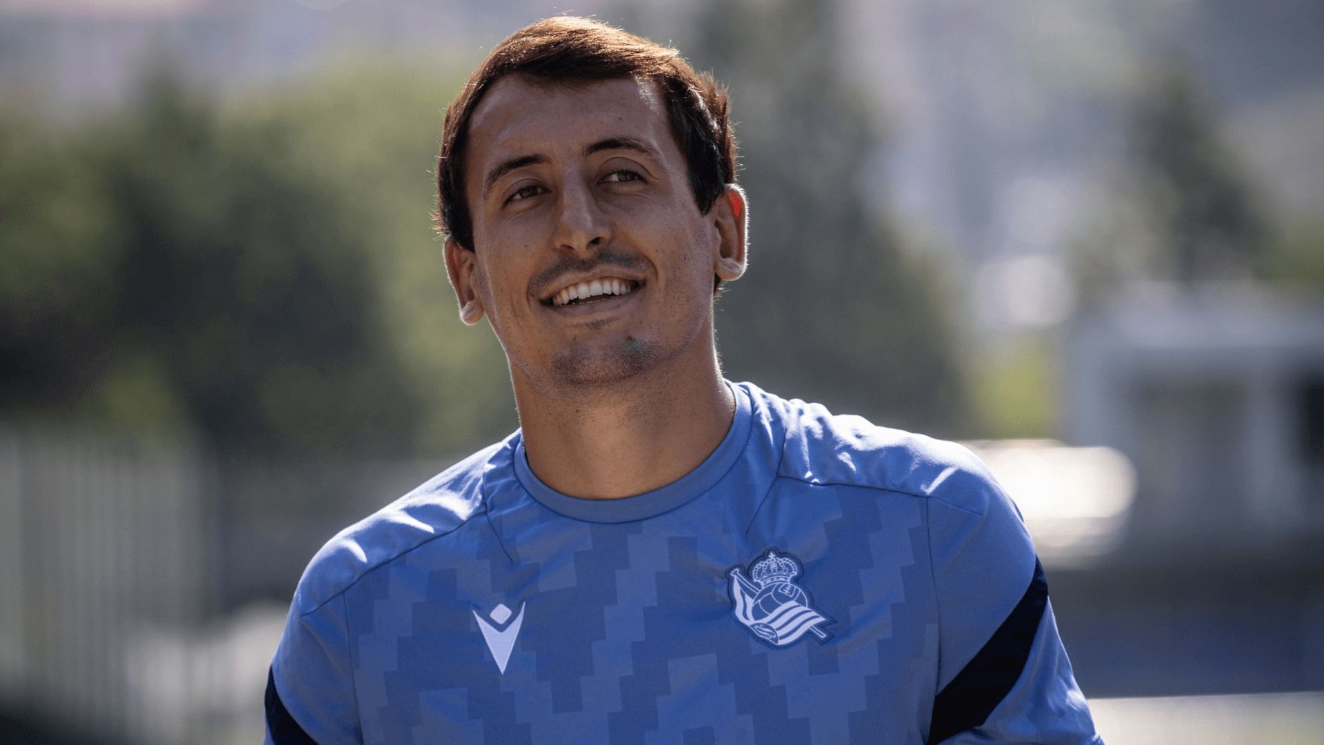  Mikel Oyarzabal, en una sesión de la Real Sociedad.