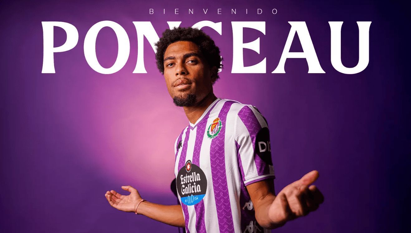 Ponceau, nuevo jugador del Real Valladolid.