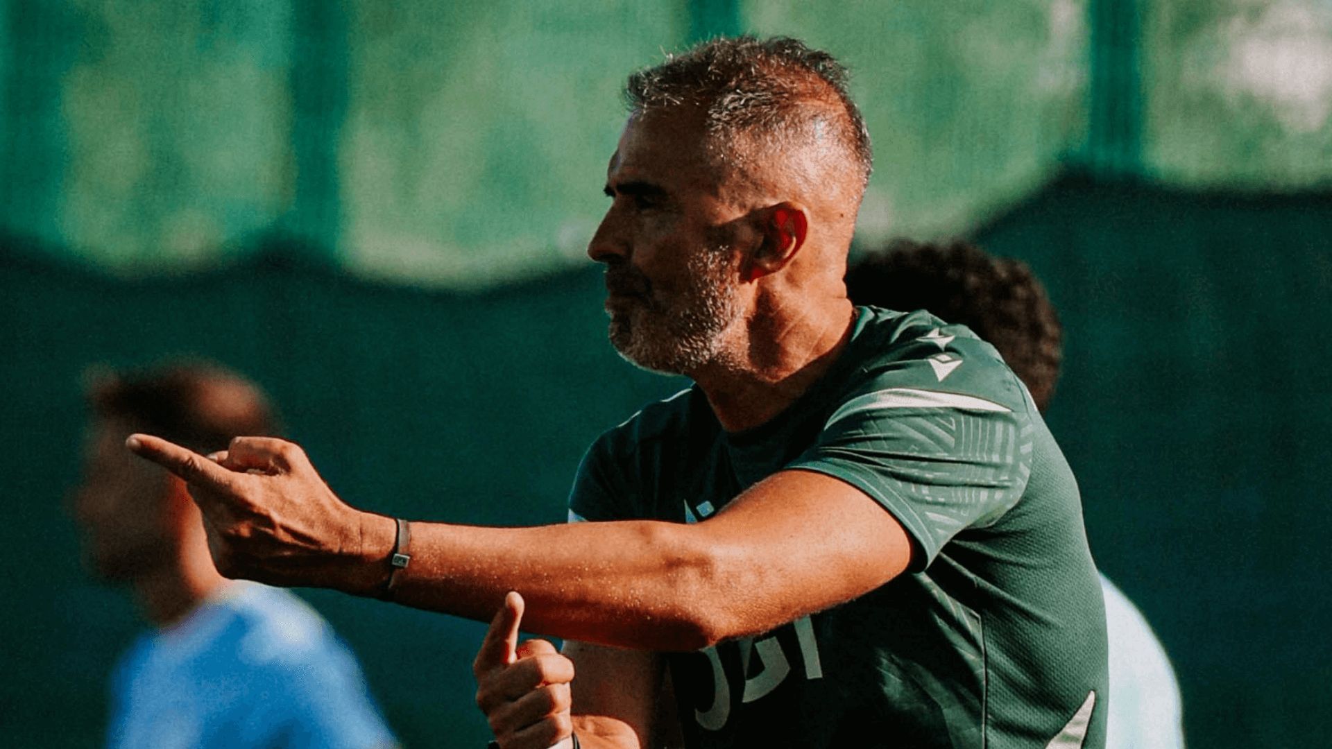  Gaizka Garitano, en una sesión del Cádiz.