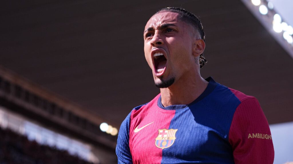 Raphinha en un partido con el FC Barcelona (Cordon Press)