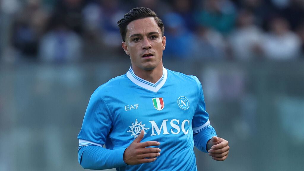  Raspadori, durante un partido del Nápoles (Fuente: Cordon Press)