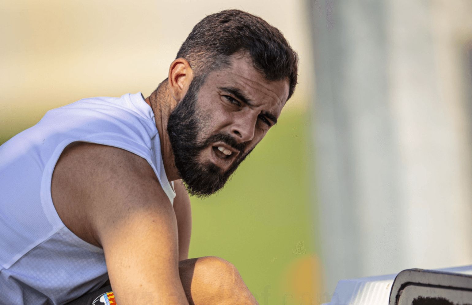  Luis Rioja entrenando