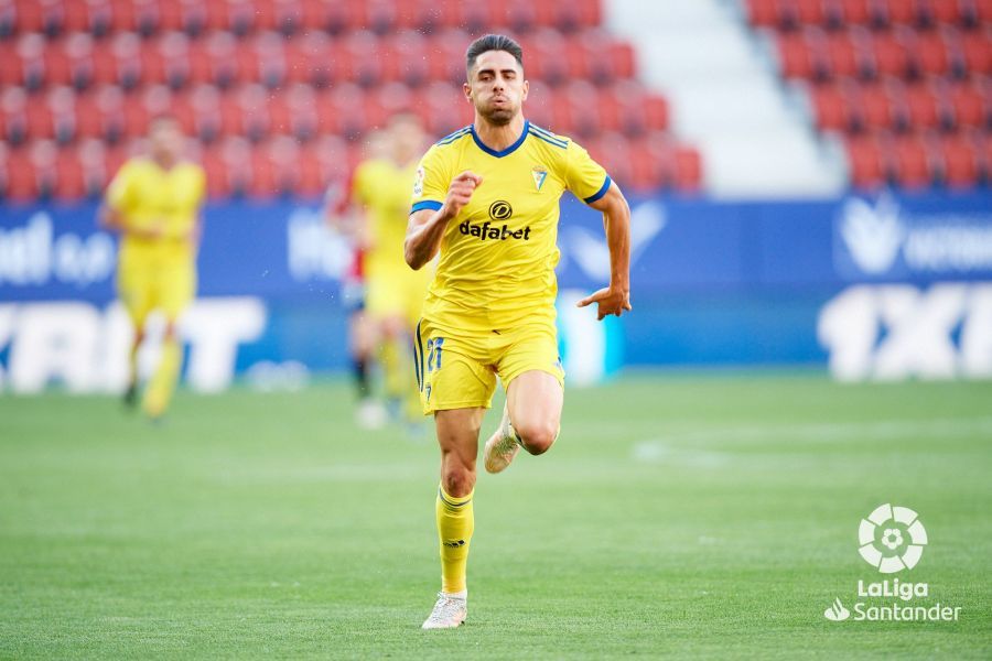  Rubén Sobrino, durante el Osasuna-Cádiz de hace un par de temporadas.