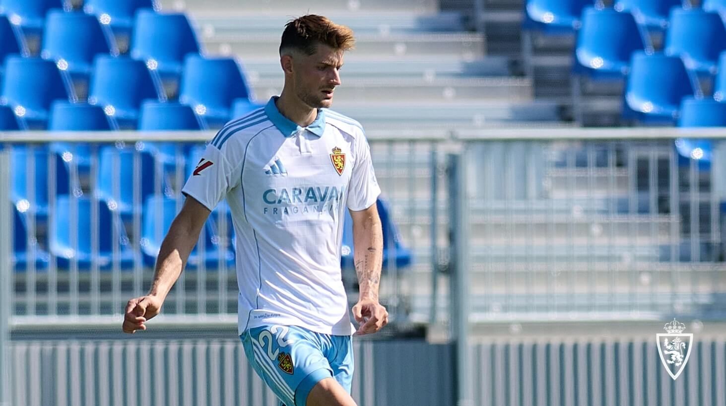  Sebastian Kosa, durante un partido con el Real Zaragoza.