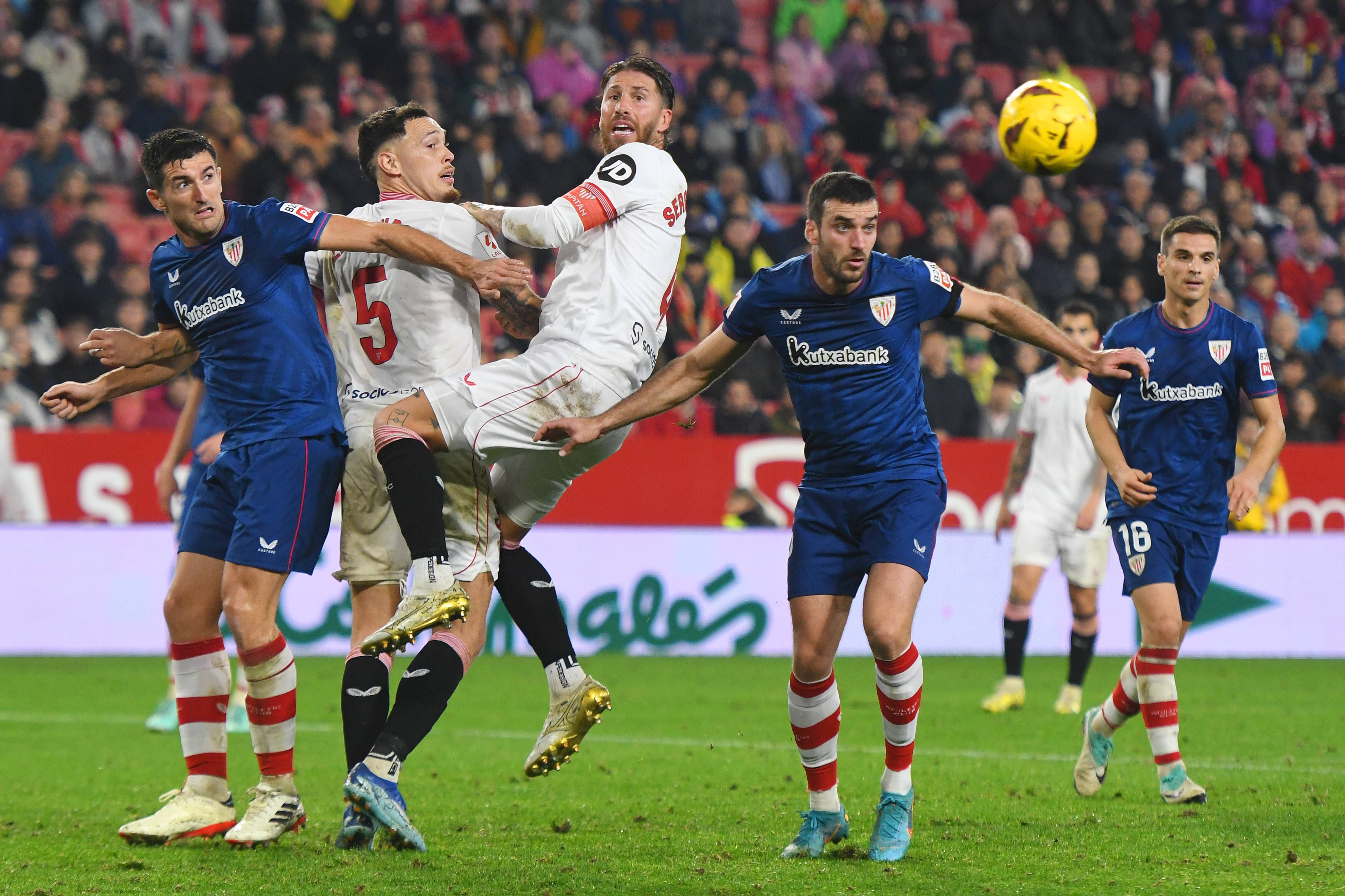  Sergio Ramos en el encuentro ante el thletic Club (Cordon Press)