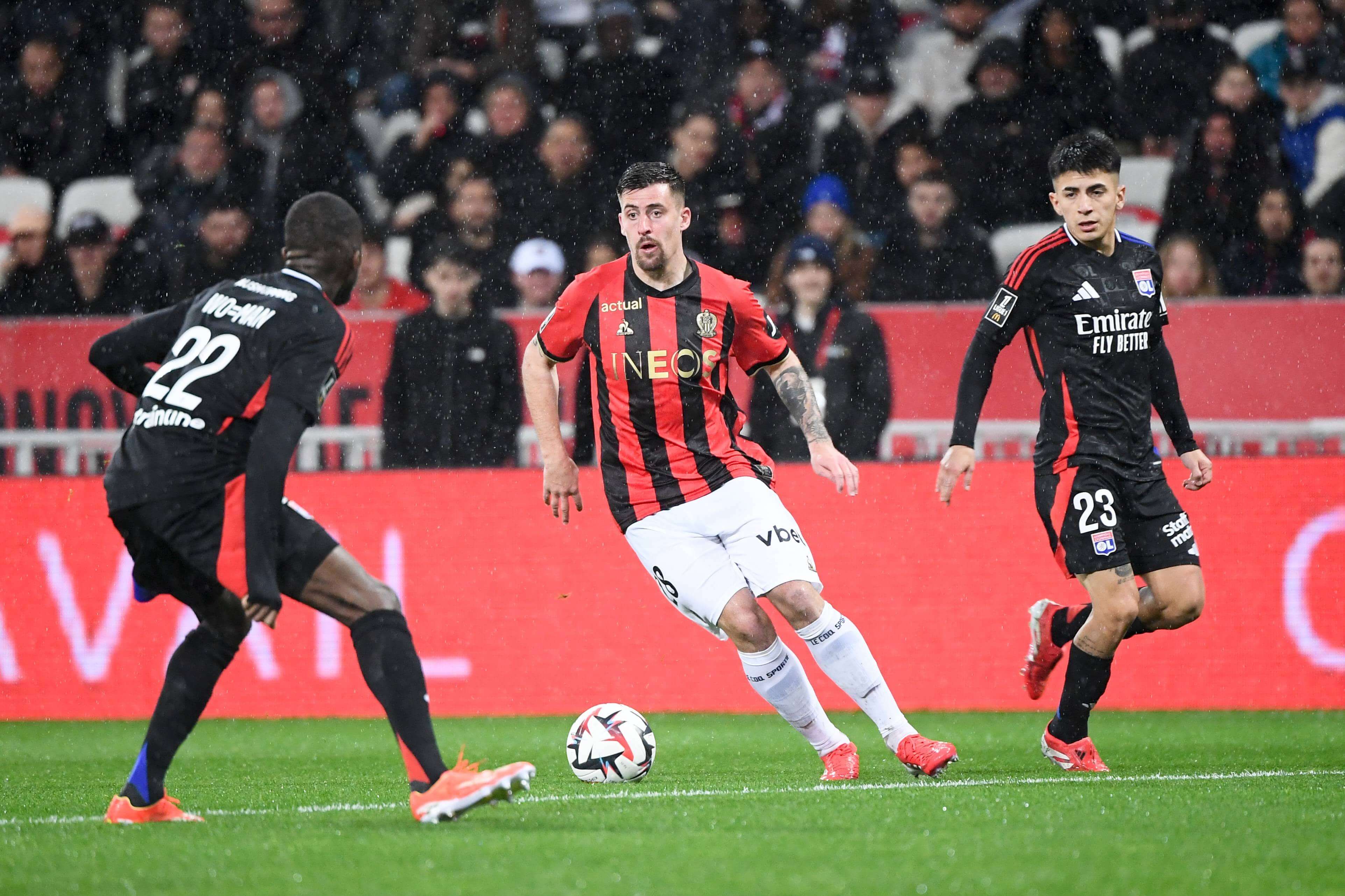 Baptiste Santamaria en un encuentro.