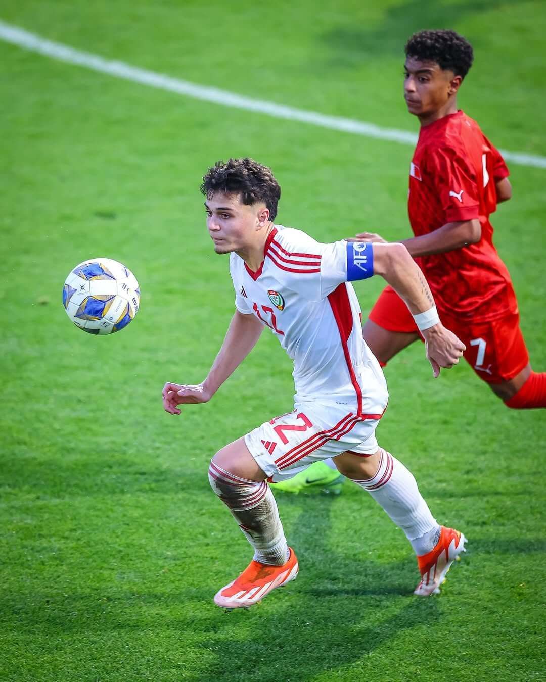 Anthony Khayat con la selección de Emiratos Árabes.