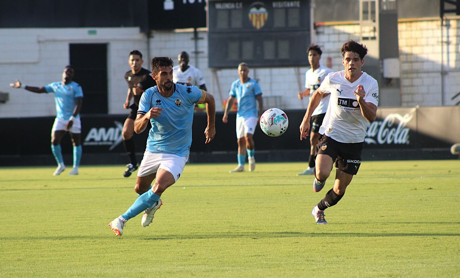 Fran Pérez en el Valencia CF-Castellón