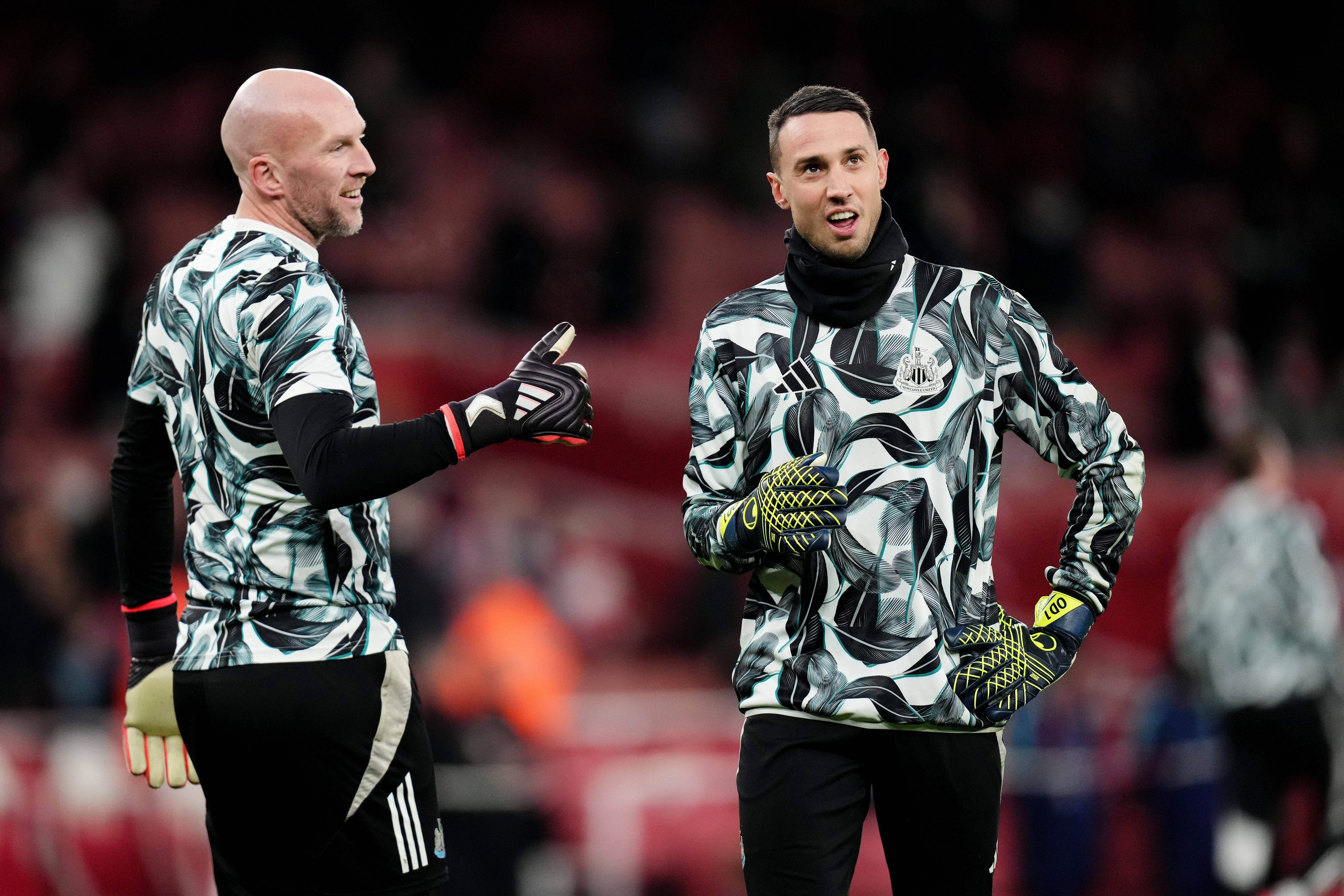 Vlachodimos, con el Newcastle.