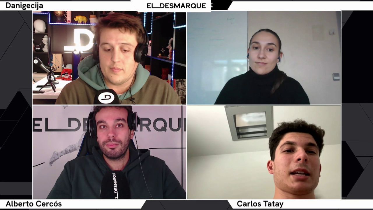  Carlos Tatay, en el Twitch de ElDesmarque.