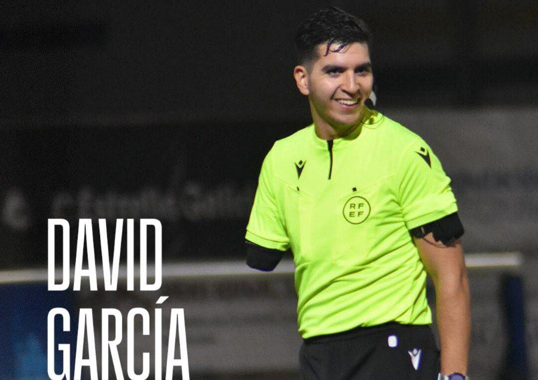 David García de la Loma, durante un encuentro..