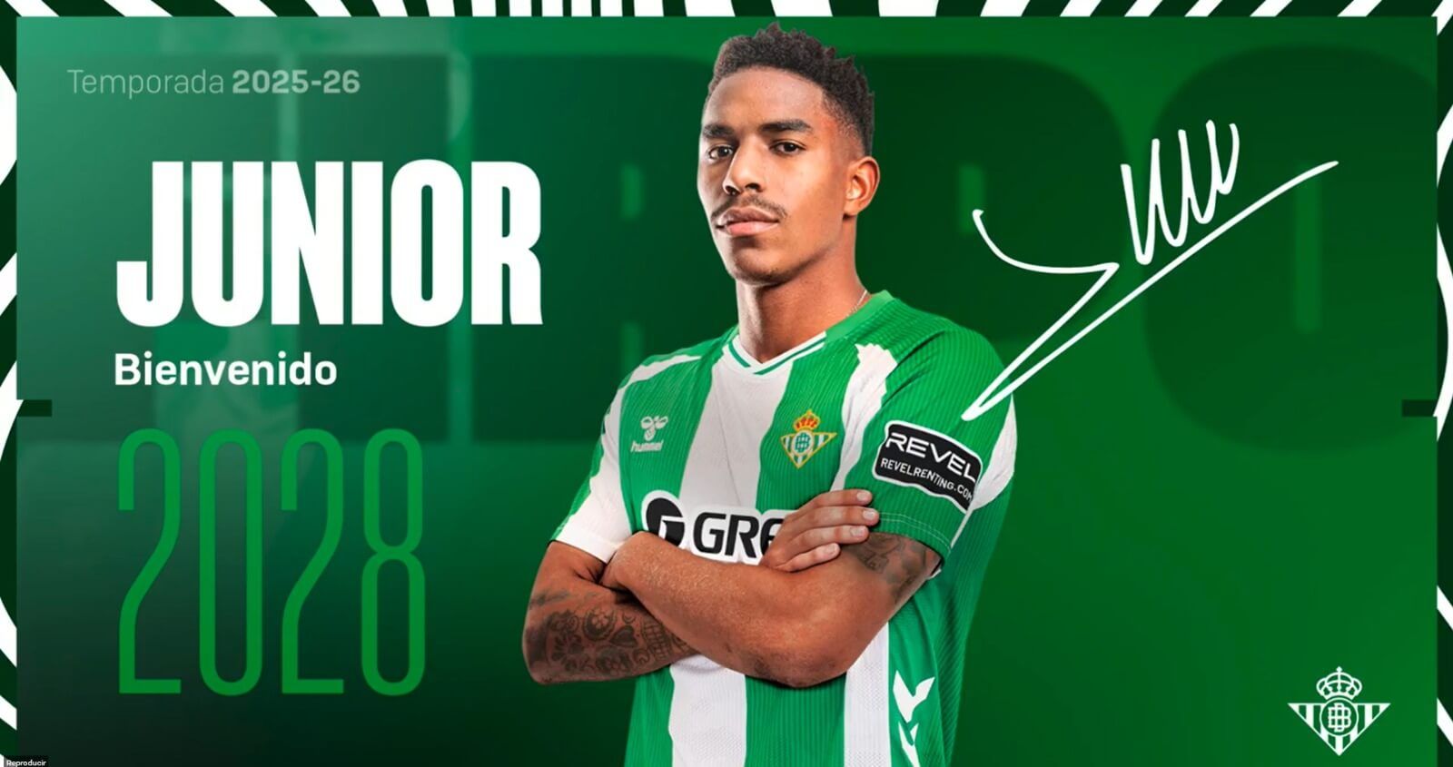 Junior Firpo firma por el Betis hasta 2028.
