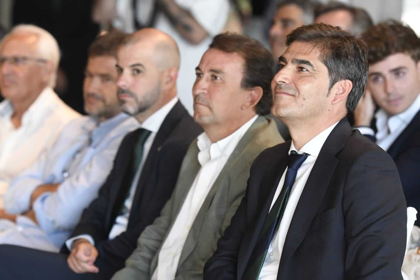  Manu Fajardo, Catalán y Ángel Haro, en una comparecencia de prensa