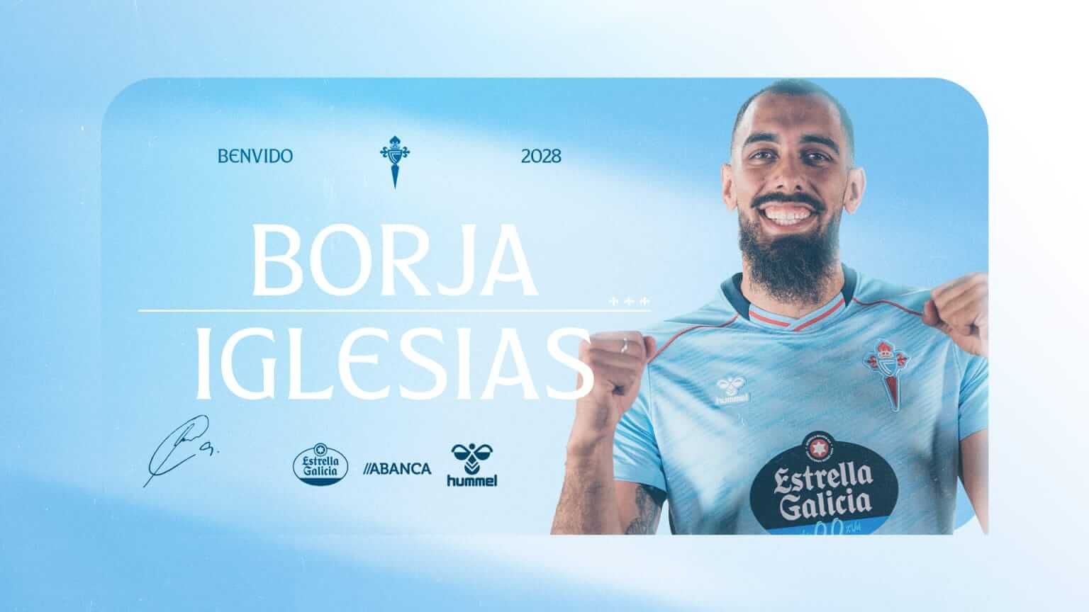  Borja Iglesias ficha por el Celta de Vigo.