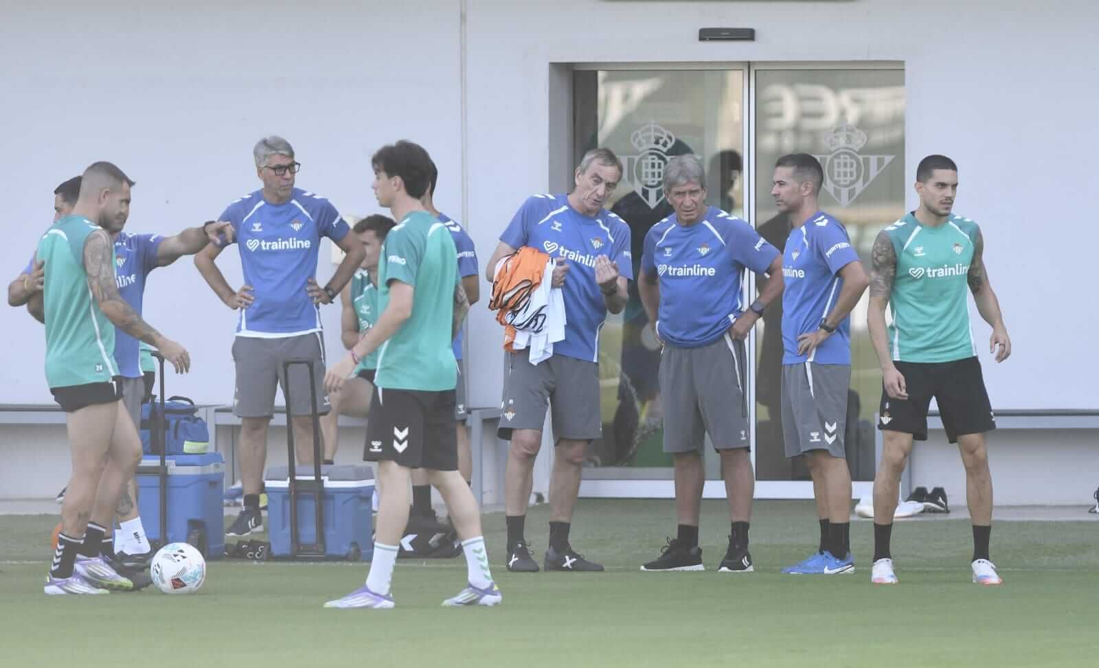 Imagen del entrenamiento de este miércoles