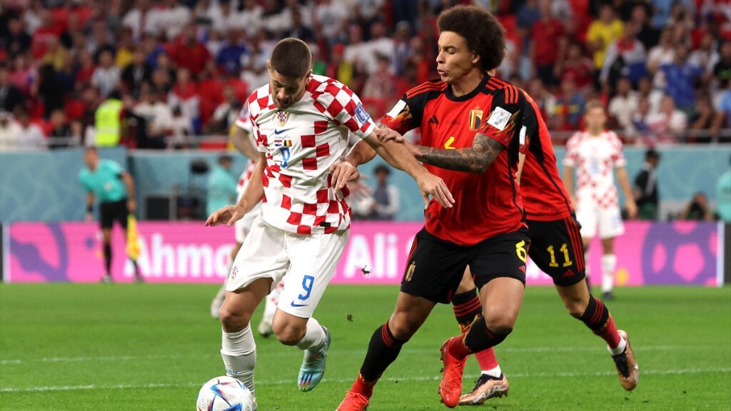 Axel Witsel, con la Selección de Bélgica en el pasado Mundial (foto: cordon Press).