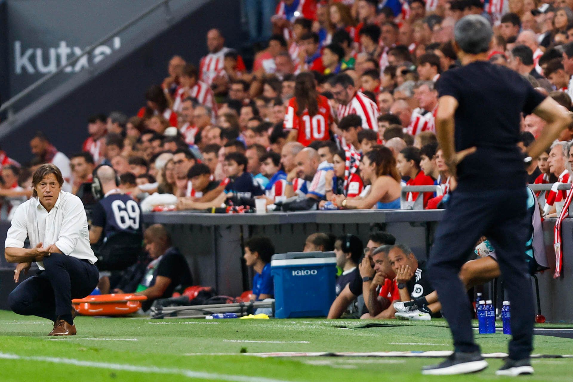  Matías Almeyda, ante el Athletic.