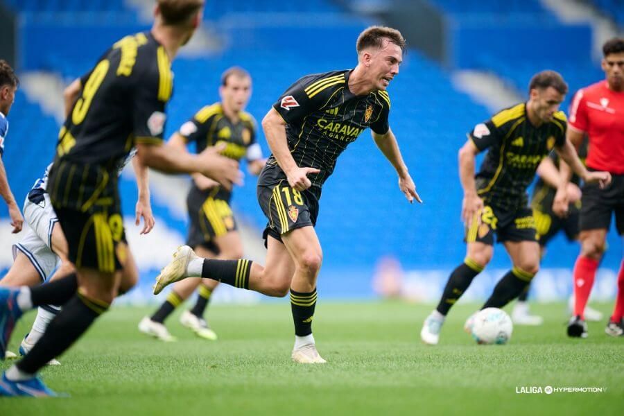  Paulino de la Fuente ante el Sanse en Anoeta.