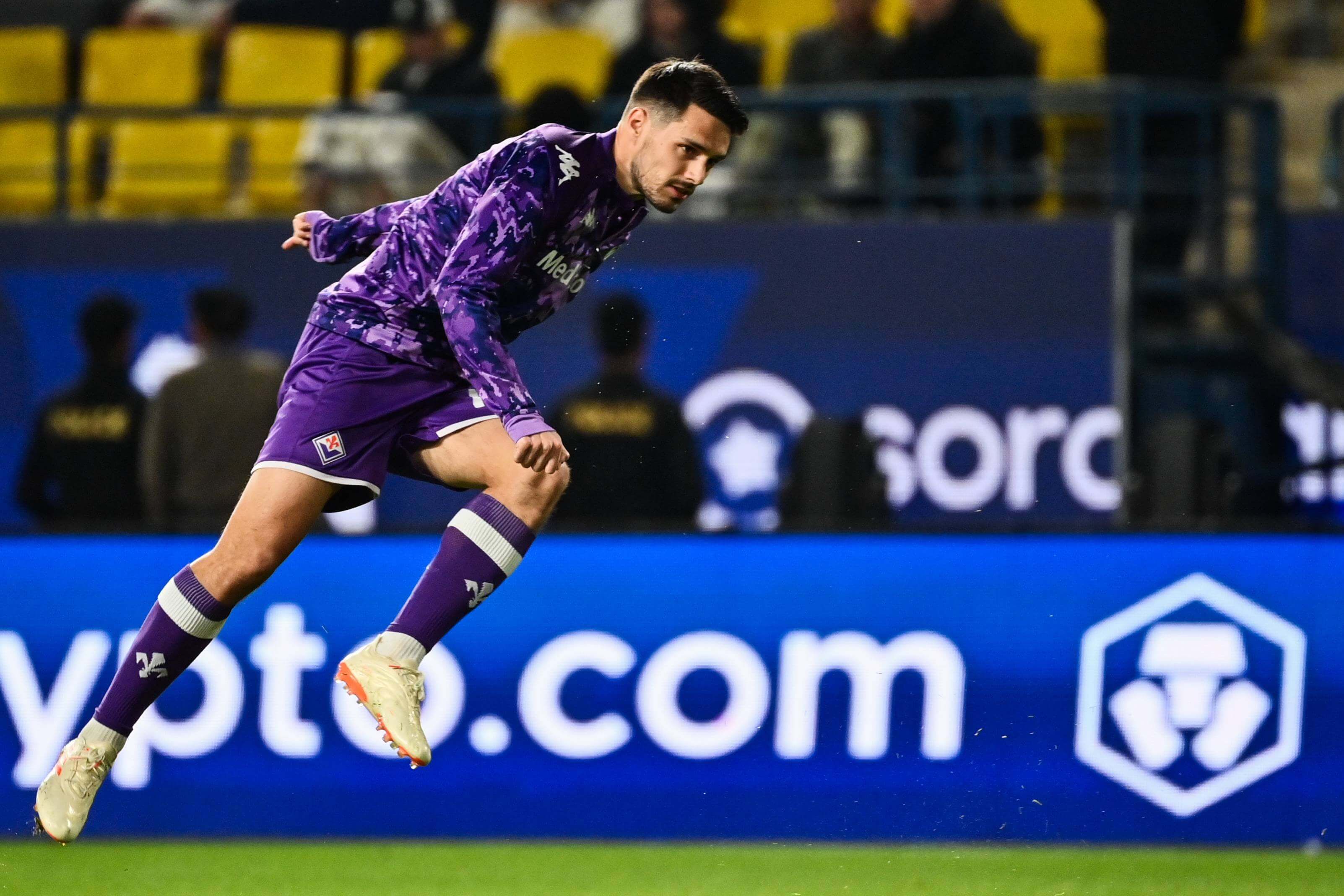  Josip Brekalo, jugador de la Fiorentina,.