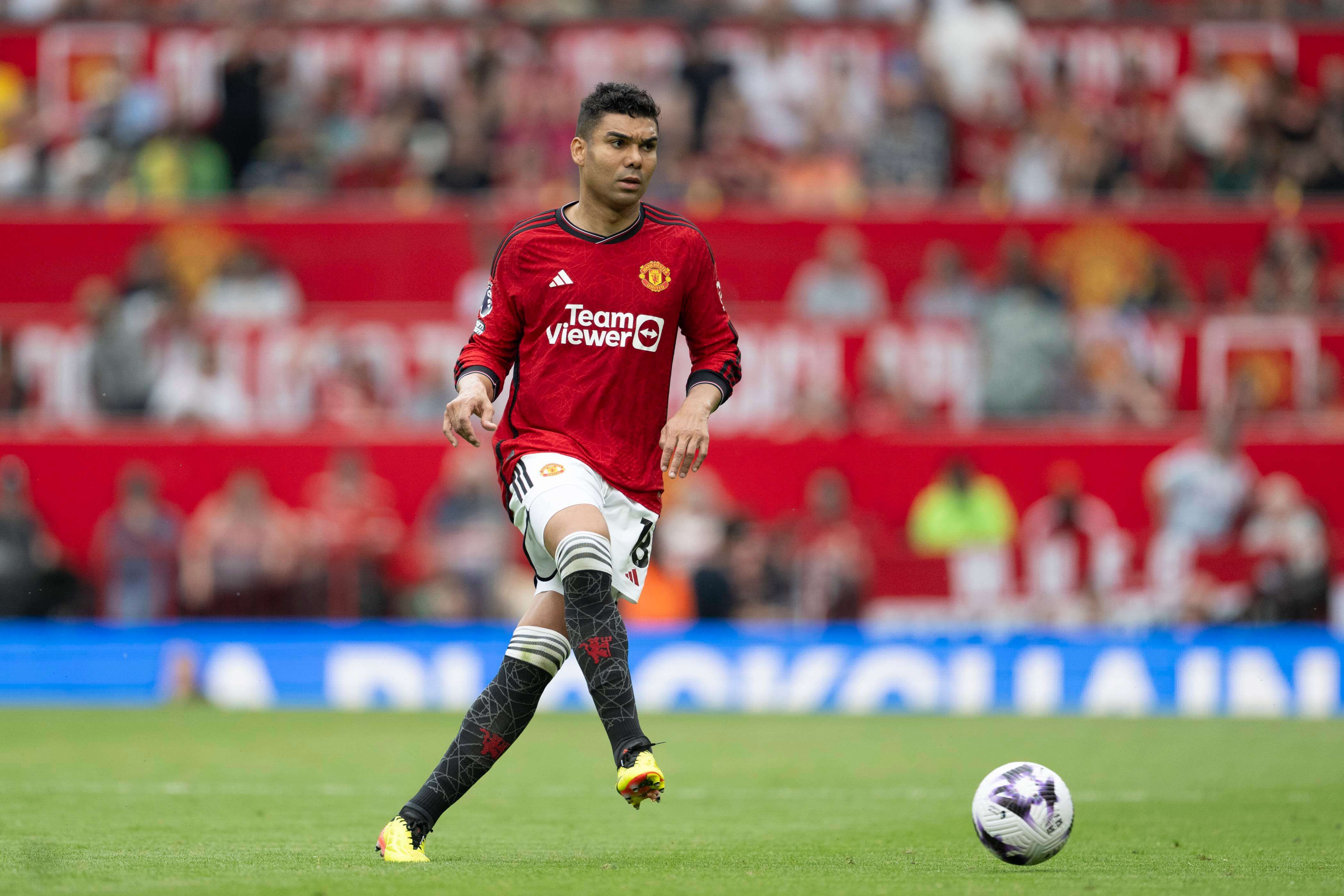 Casemiro en un momento del partido frente al Arsenal (Cordon Press)