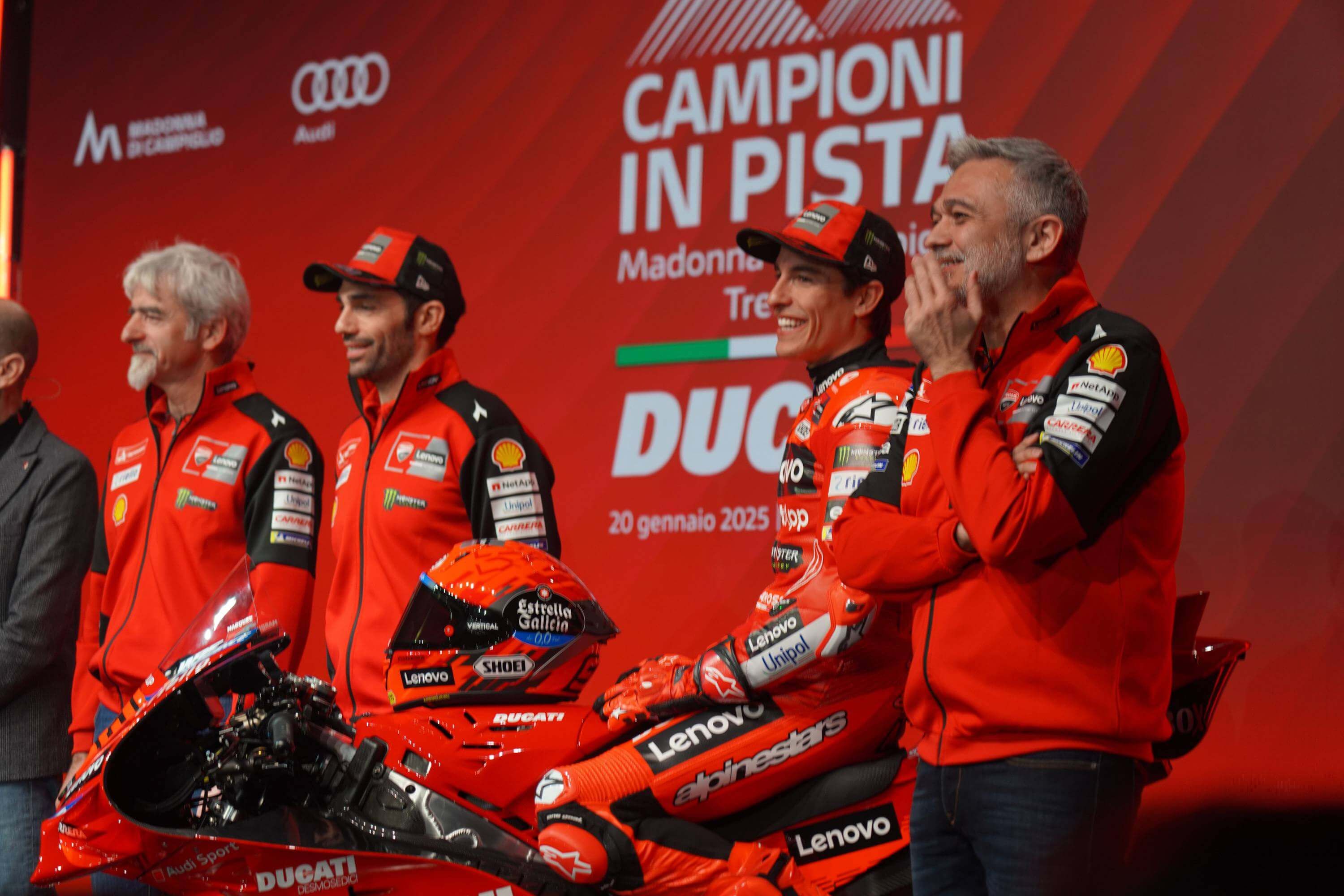  Marc Márquez, en la presentación con Ducati (Cordon Press)