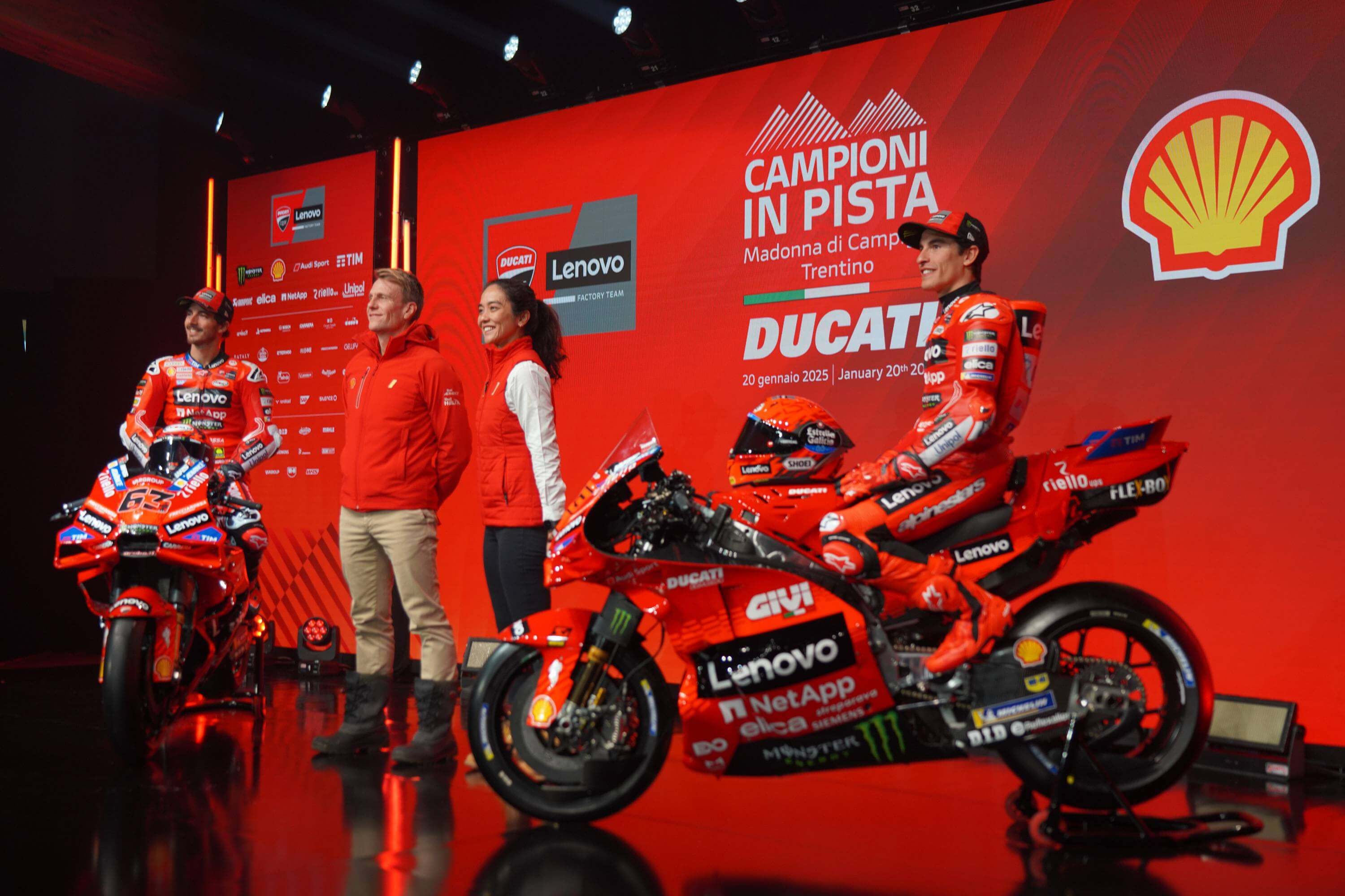  Marc Márquez, en la presentación con Ducati (Cordon Press)