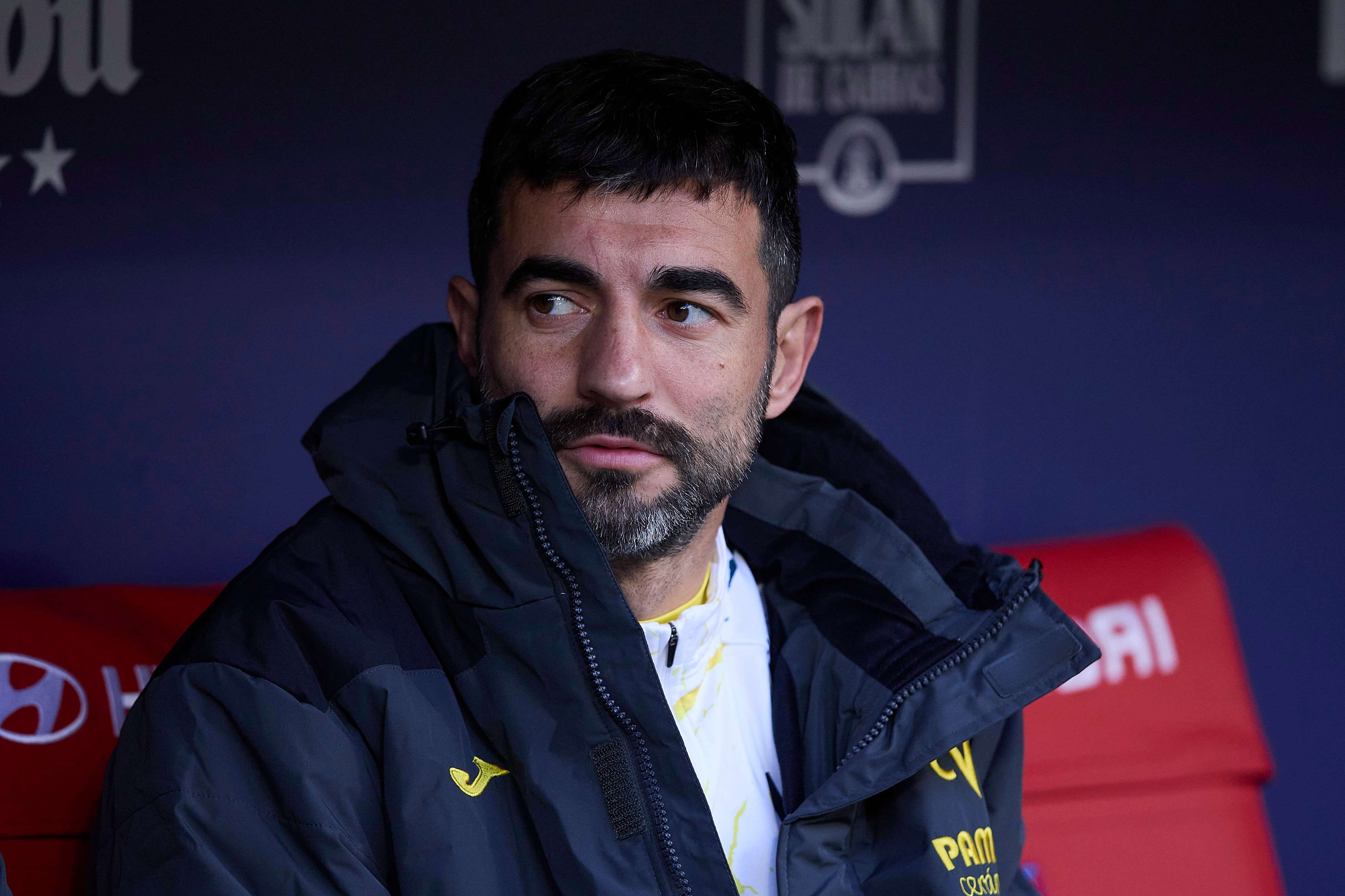 Raúl Albiol, en el banquillo con el Villarreal.
